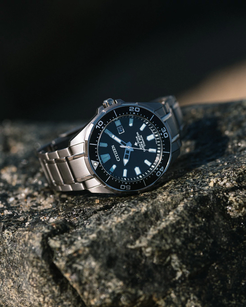 Promaster Diver - Men's Eco-Drive BN0200-56E Steel Watch Promaster Diver - Men's Eco-Drive BN0200-56E Steel Watch